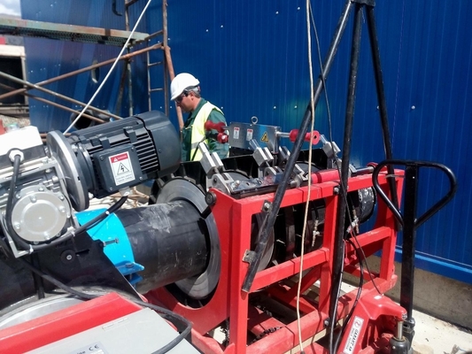 بعقب لحام الانصهار لحام أنابيب HDPE حجم 800 مم