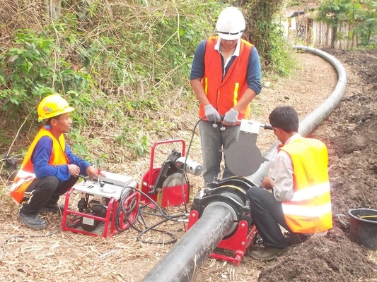 160MM Hdpe الأنابيب آلة لحام بالحرارة 220 فولت