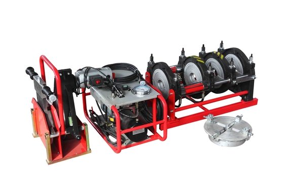 HDPE الهيدروليكية بعقب الانصهار آلة لحام الأنابيب التوصيل 10 بوصة التلقائي