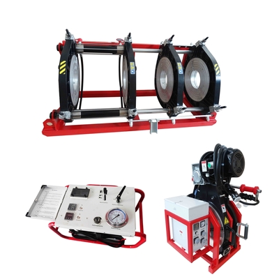 24 '' IPS HDPE بعقب آلة لحام الانصهار شبه التلقائي 12.35KW