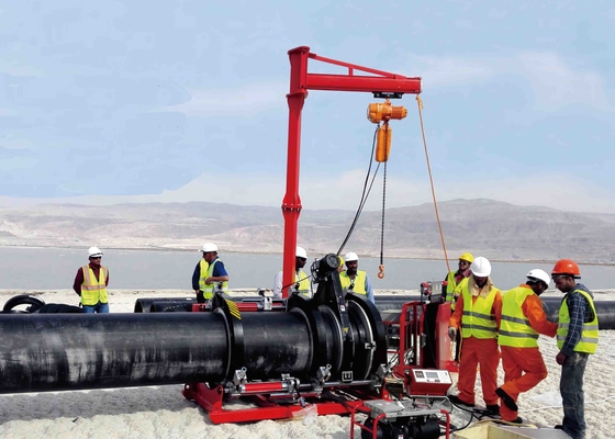 380V 36''IPS HDPE Thermofusion Machine 1360KG شبه أوتوماتيكية