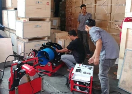 IPS12 "HDPE Butt Fusion Welding Machine 6.3Mpa مع شهادة SGS