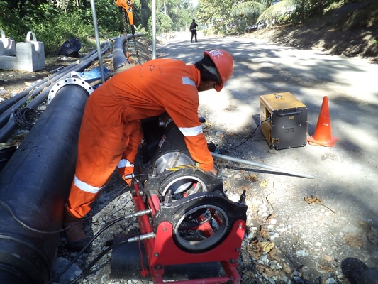 ZEMO 5.35KW HDPE آلة لحام الانصهار ، آلة توصيل الأنابيب IPS HDPE