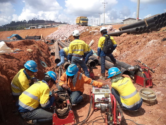 ZEMO 5.35KW HDPE آلة لحام الانصهار ، آلة توصيل الأنابيب IPS HDPE
