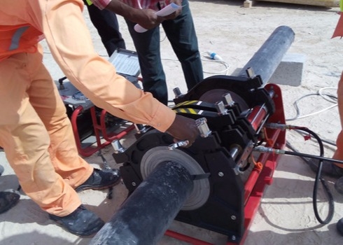315MM بعقب الهيدروليكية آلة لحام الانصهار Thermofusion PVDF