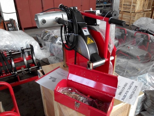 355mm 110V HDPE آلة لحام بعقب ، 1.1KW الهيدروليكية بعقب آلة الانصهار