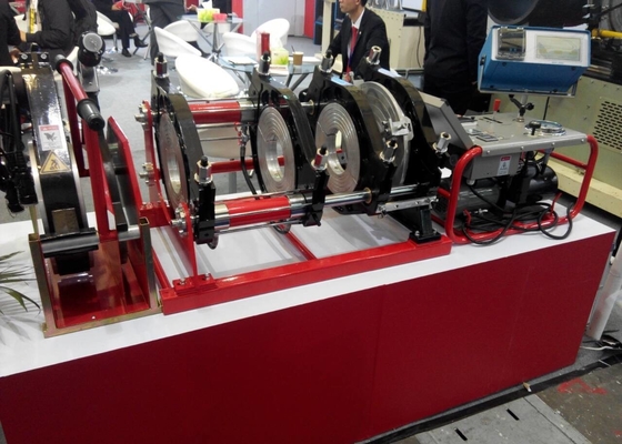 355mm 110V HDPE آلة لحام بعقب ، 1.1KW الهيدروليكية بعقب آلة الانصهار