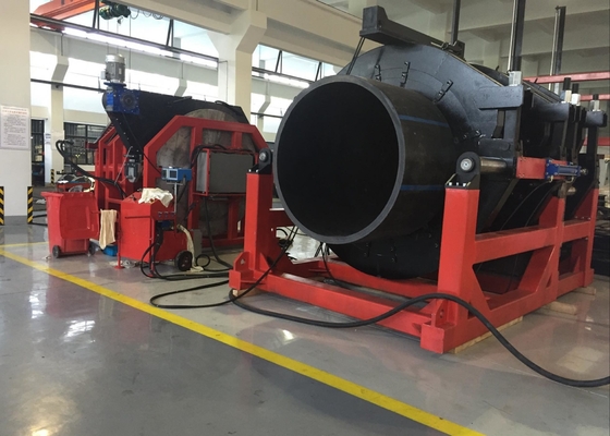 آلة لحام الأنابيب الهيدروليكية HDPE الأوتوماتيكية بالكامل 1800 مم 35KW