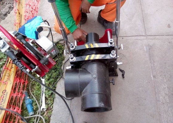110 فولت 60 هرتز دليل Hdpe الانصهار لحام CE المعتمدة سهل التشغيل