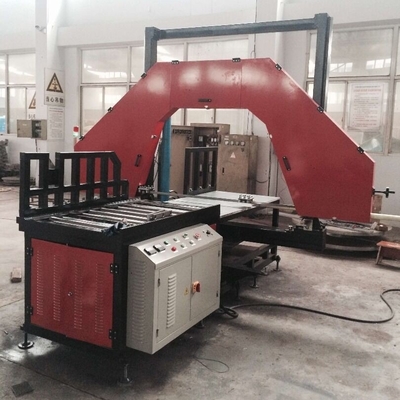 380V الفرقة المنشار آلة قطع الأنابيب لبلاستيك البولي إيثيلين Hdpe