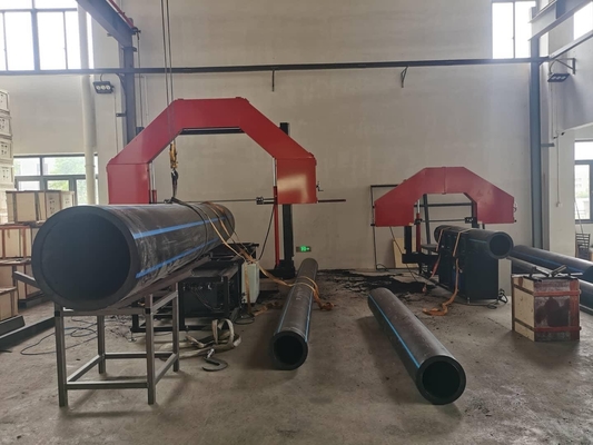 منشار شريط أنبوب 315 مم ، آلة قطع أنابيب HDPE 380V 50 / 60HZ